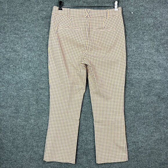Anthropologie Maeve Pants Women's Size 10 Plaid Multicolor - Picture 2 of 9